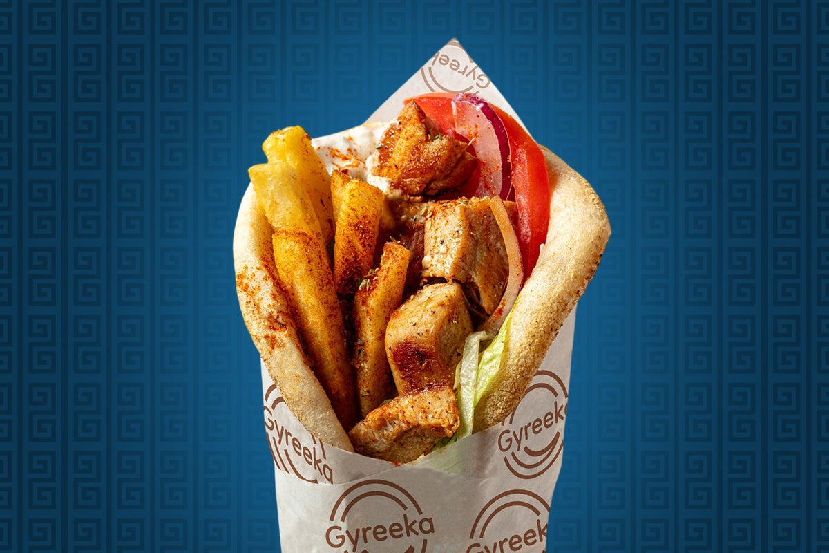 Gyreefic Chicken Souvlaki Wrap 🌯