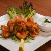 Fried Shrimps And Calamari
