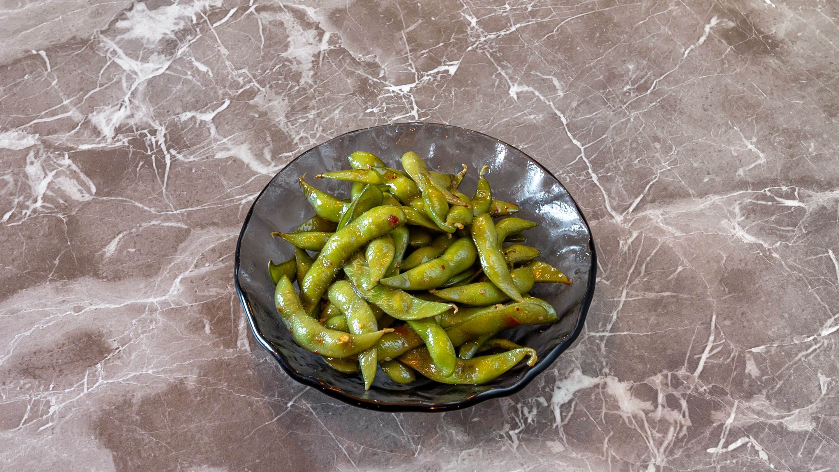 Buttered Salt and Pepper Edamame Beans