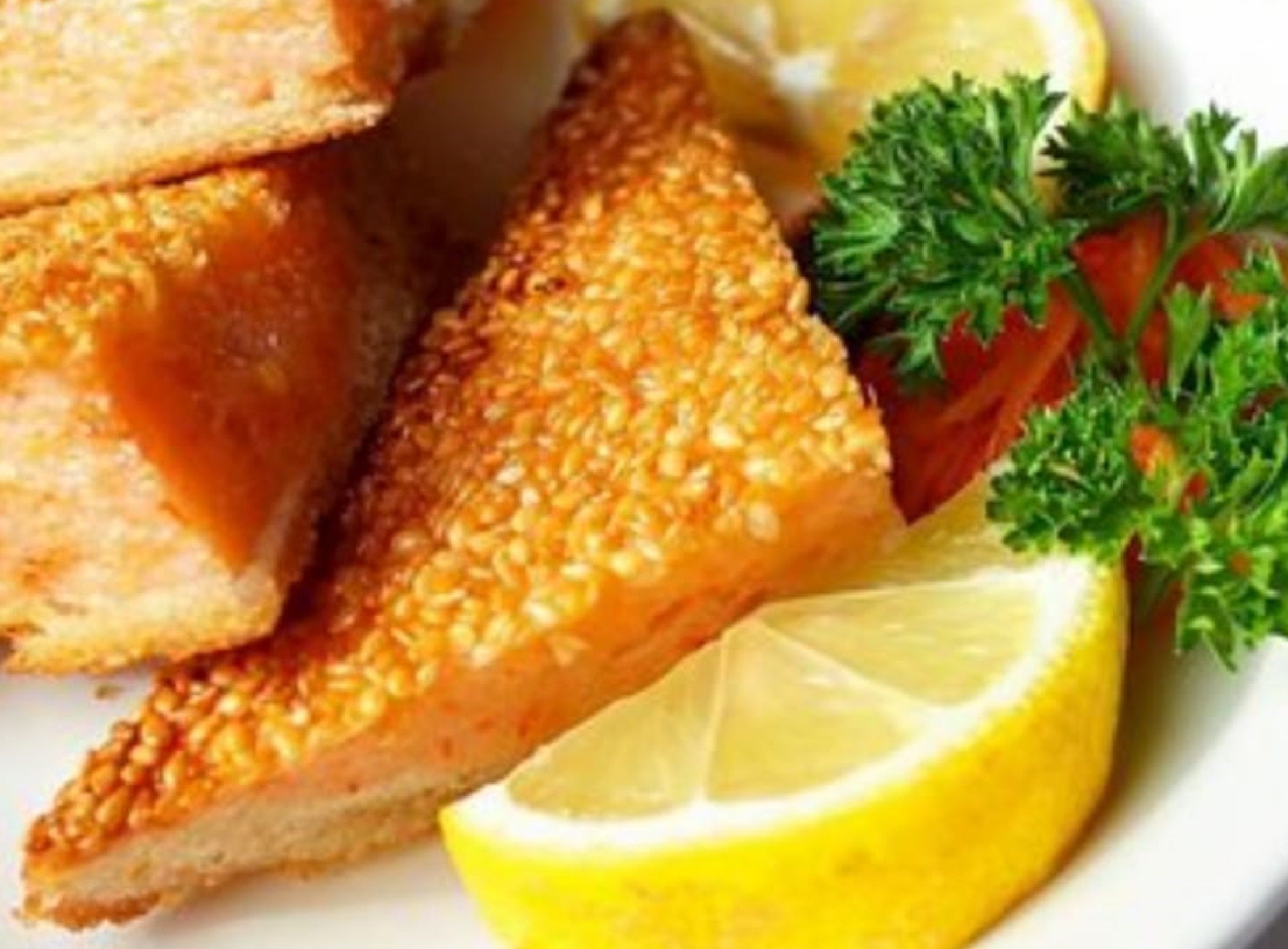 芝麻下- Sesame Prawns on Toast