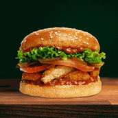 Spicy BBQ Nuggets Burger