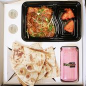 Standard Lunch or Dinner  Box with option of Curry 