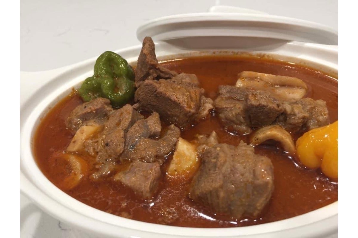 Fufu with light soup