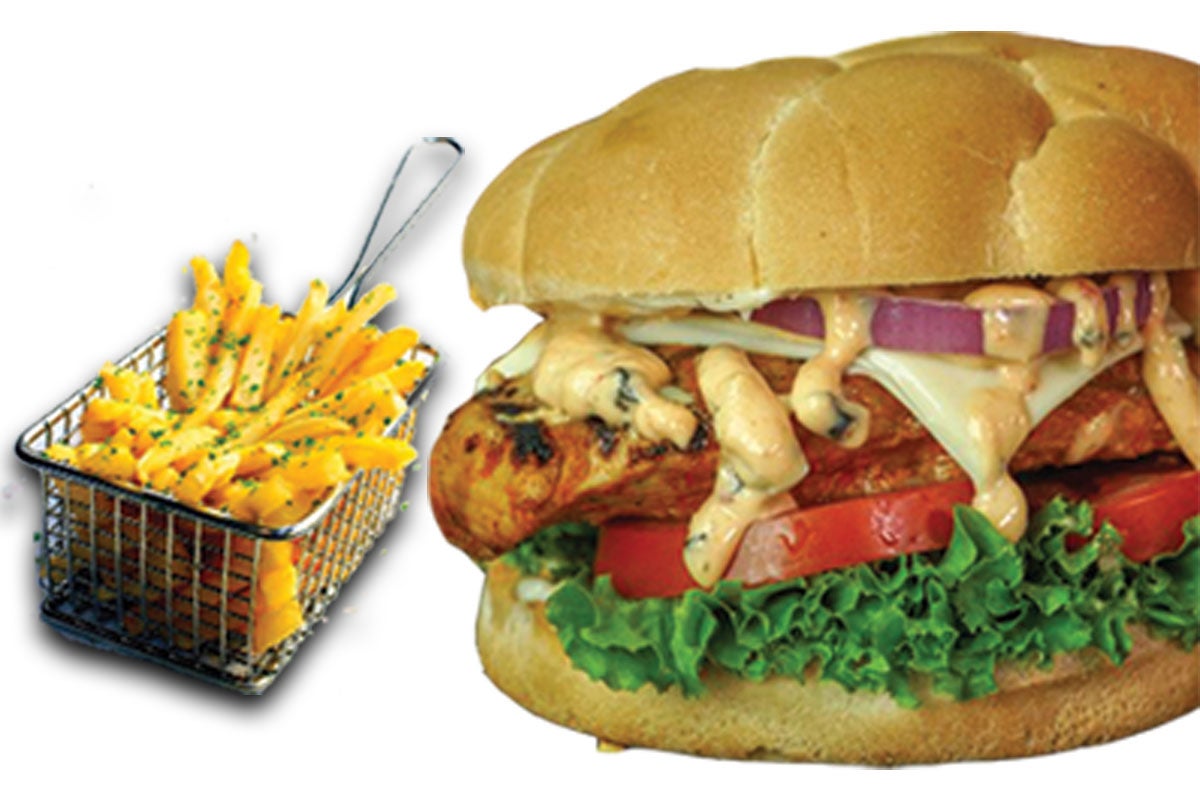 Special Lebanese Bites Chicken Burger