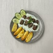 Grilled kafta & wedges