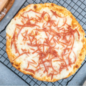 Cheese With Mortadella And Eggs Manakish