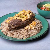 Stuffed lamb neck