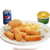 6 pcs Fish Fillet Nuggets Combo w/ Corn