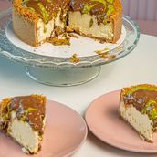 Big Kunafa Cheesecake