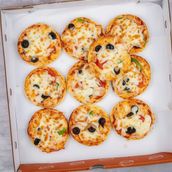 mini pizza Box 10pieces