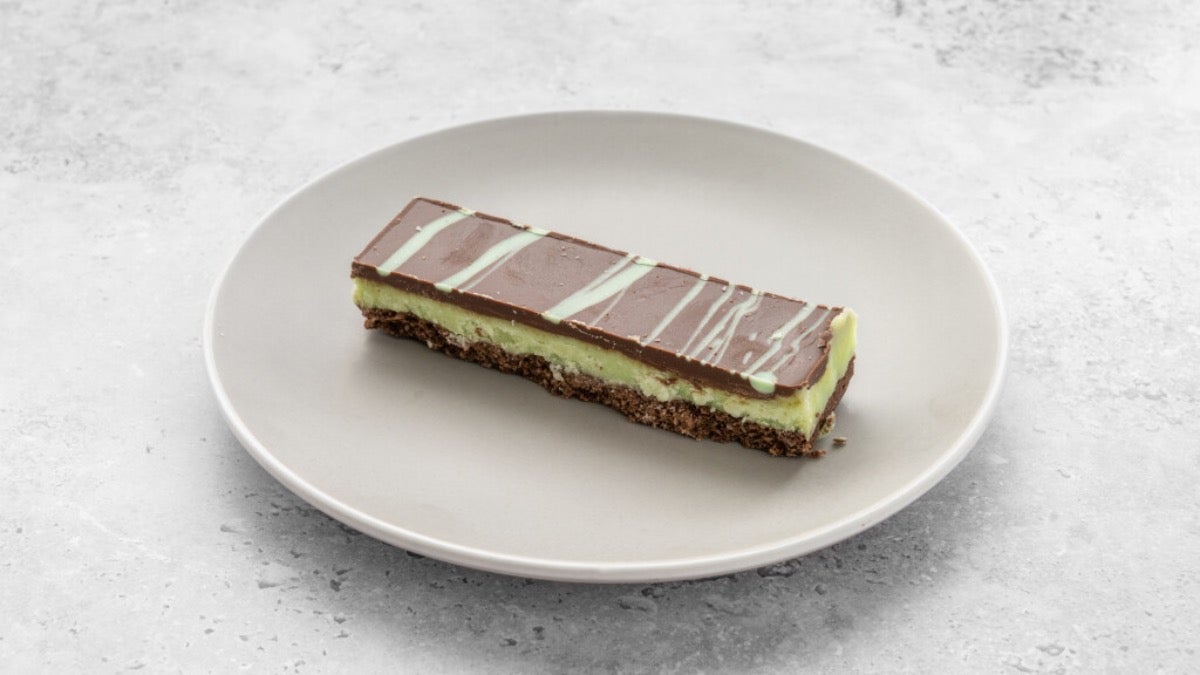 Chocolate Peppermint Slice