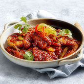 Fish in asian spices