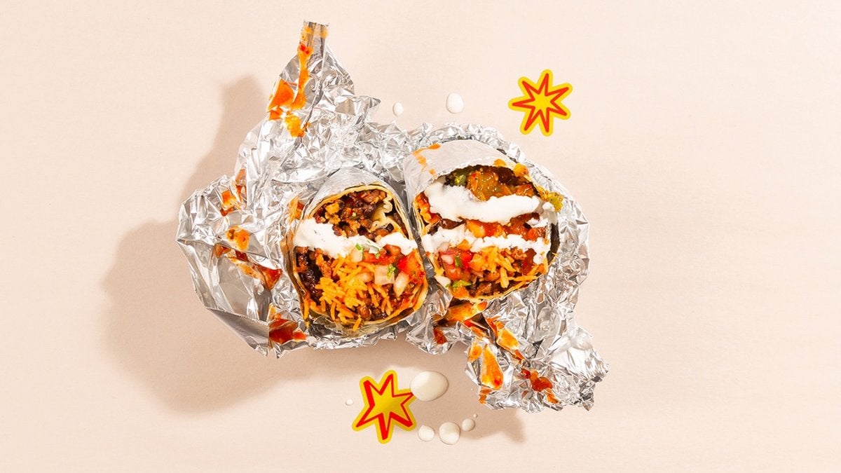 Beef Wham! Burrito