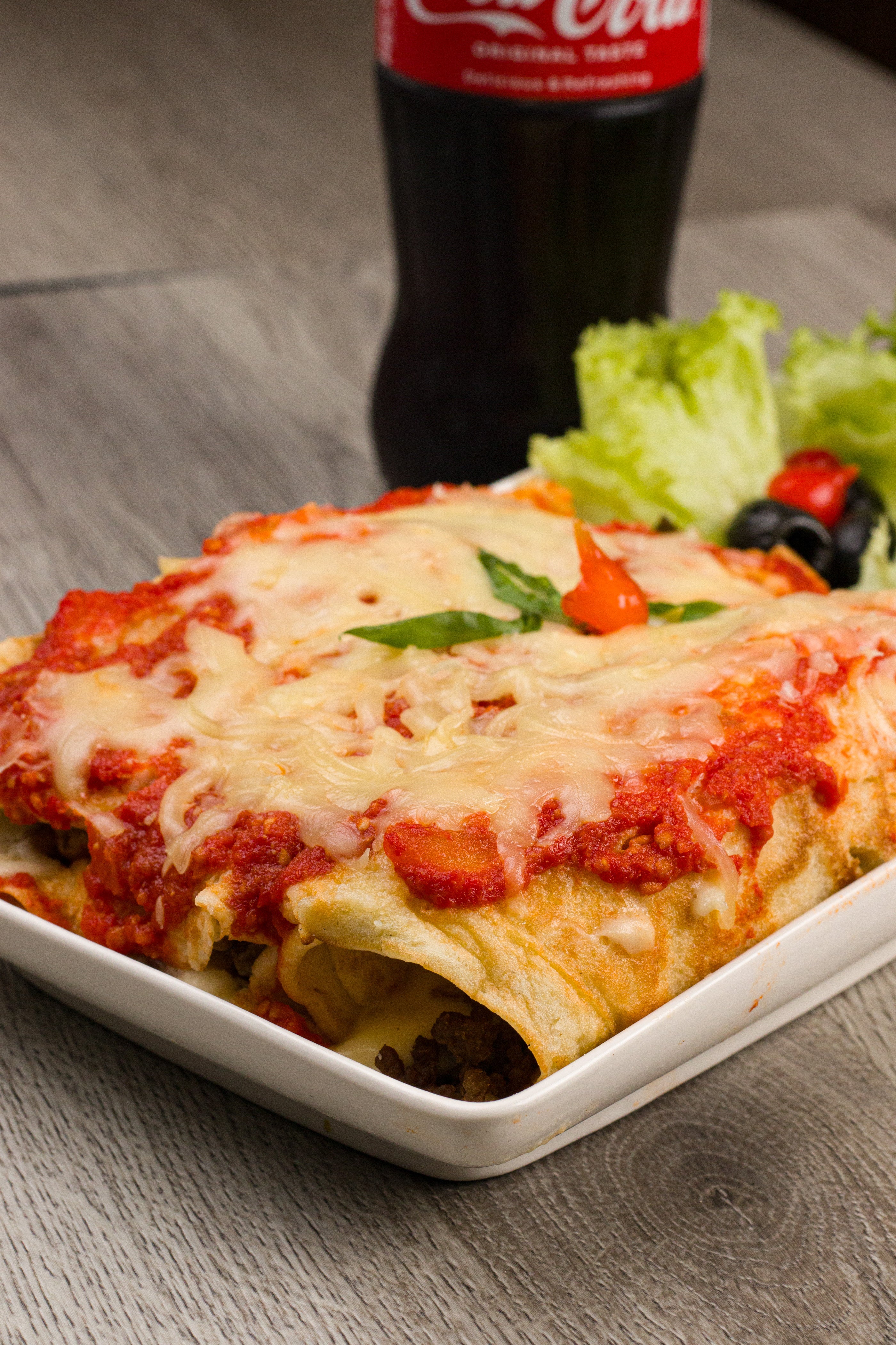 Beef pancake