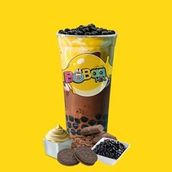 Chocolate Cheese Cake With Oreo BoBaa Tea
