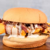 Smoked Rows Chicken Burger
