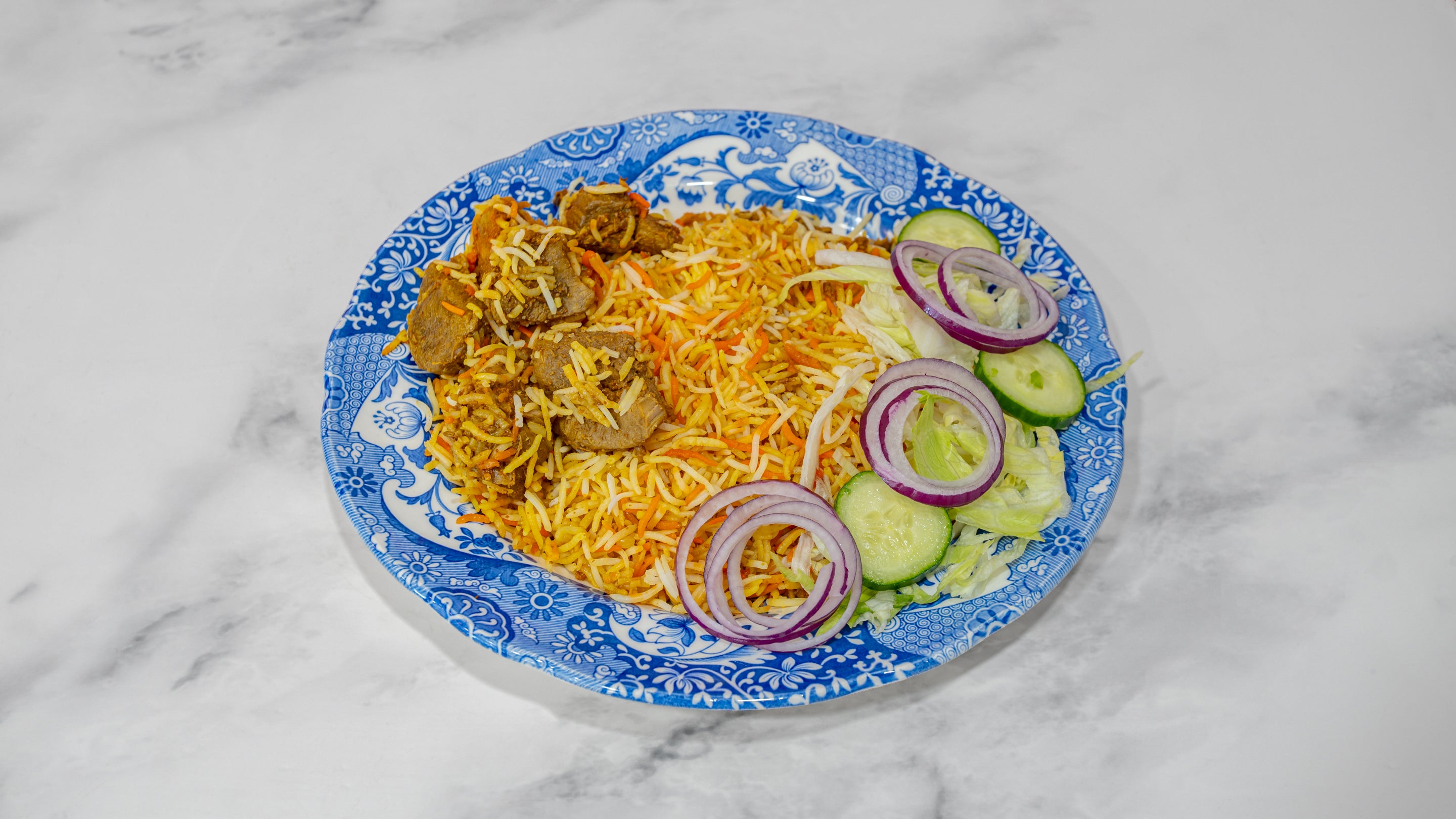 Lamb Biryani with Raita