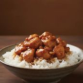 Broasted Chicken With Rice