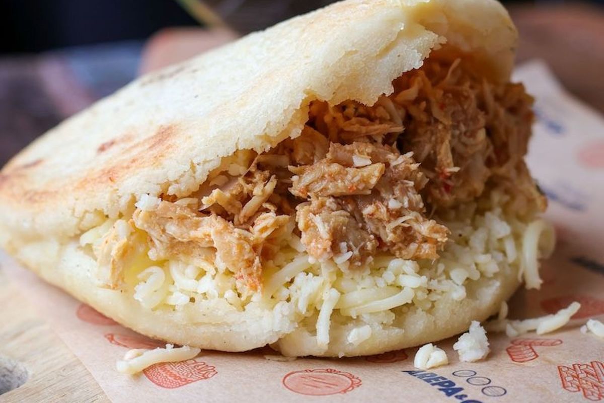 Arepa Pulled Chicken