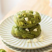 Matcha White Choc Mini Cookies - Box of 2 pieces