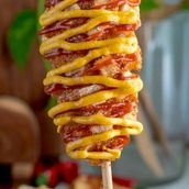 Chicken And Cheese Corn Dog
