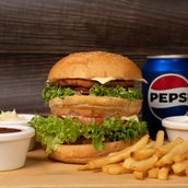 Mega Chicken Burger Meal