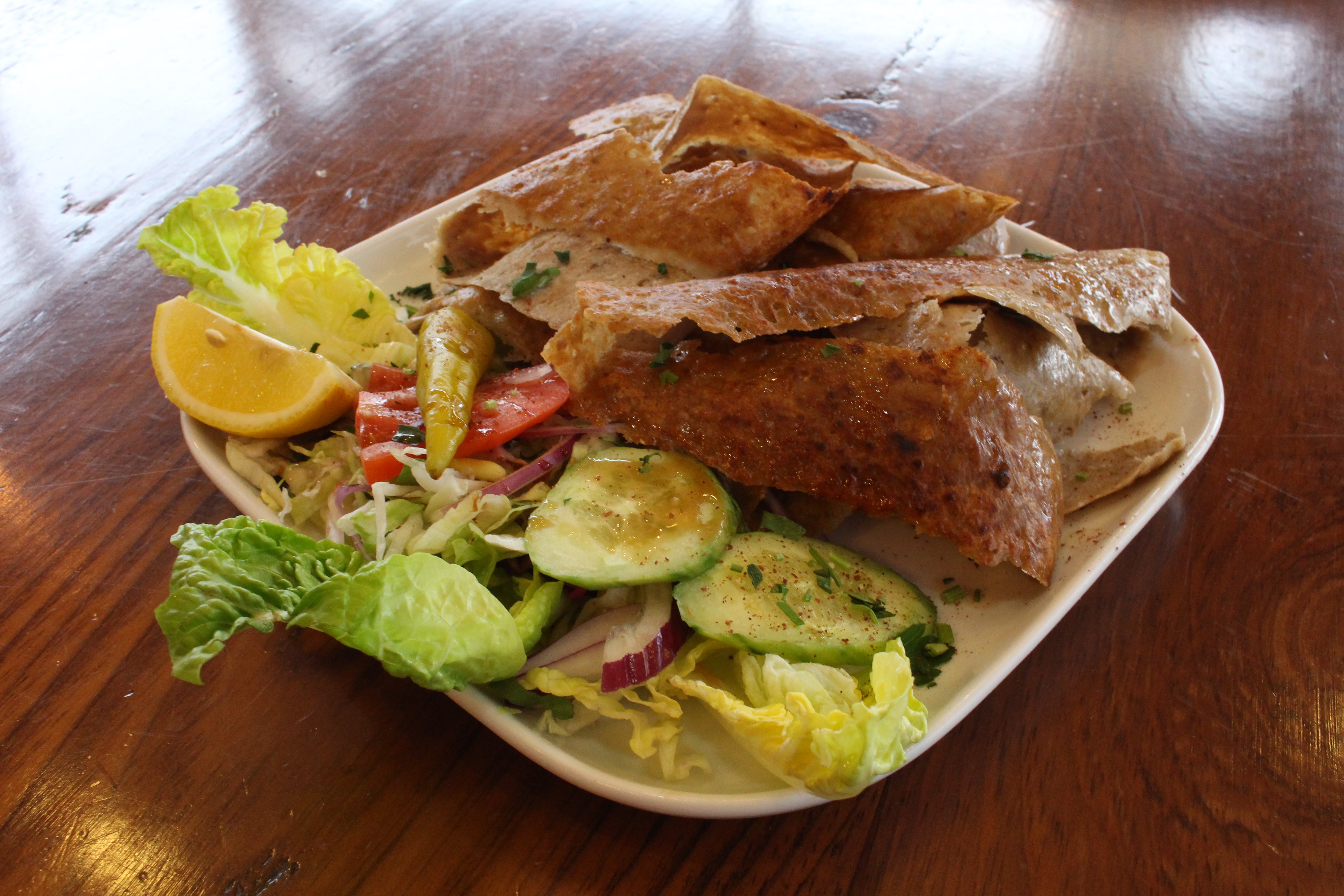 Lamb doner (Meat and Chips)