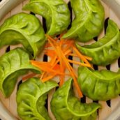 Spinach Shrimp Dumpling