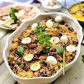 Mutton Biryani With Egg