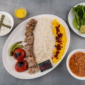 Yogurt Beef Kabab With Rice