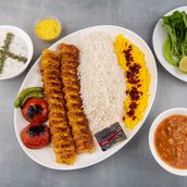 Koobideh Chicken Kabab With Rice