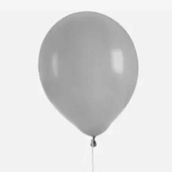 Silver Helium Balloon