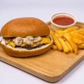 Wagyu Mushrooms Beef Burger