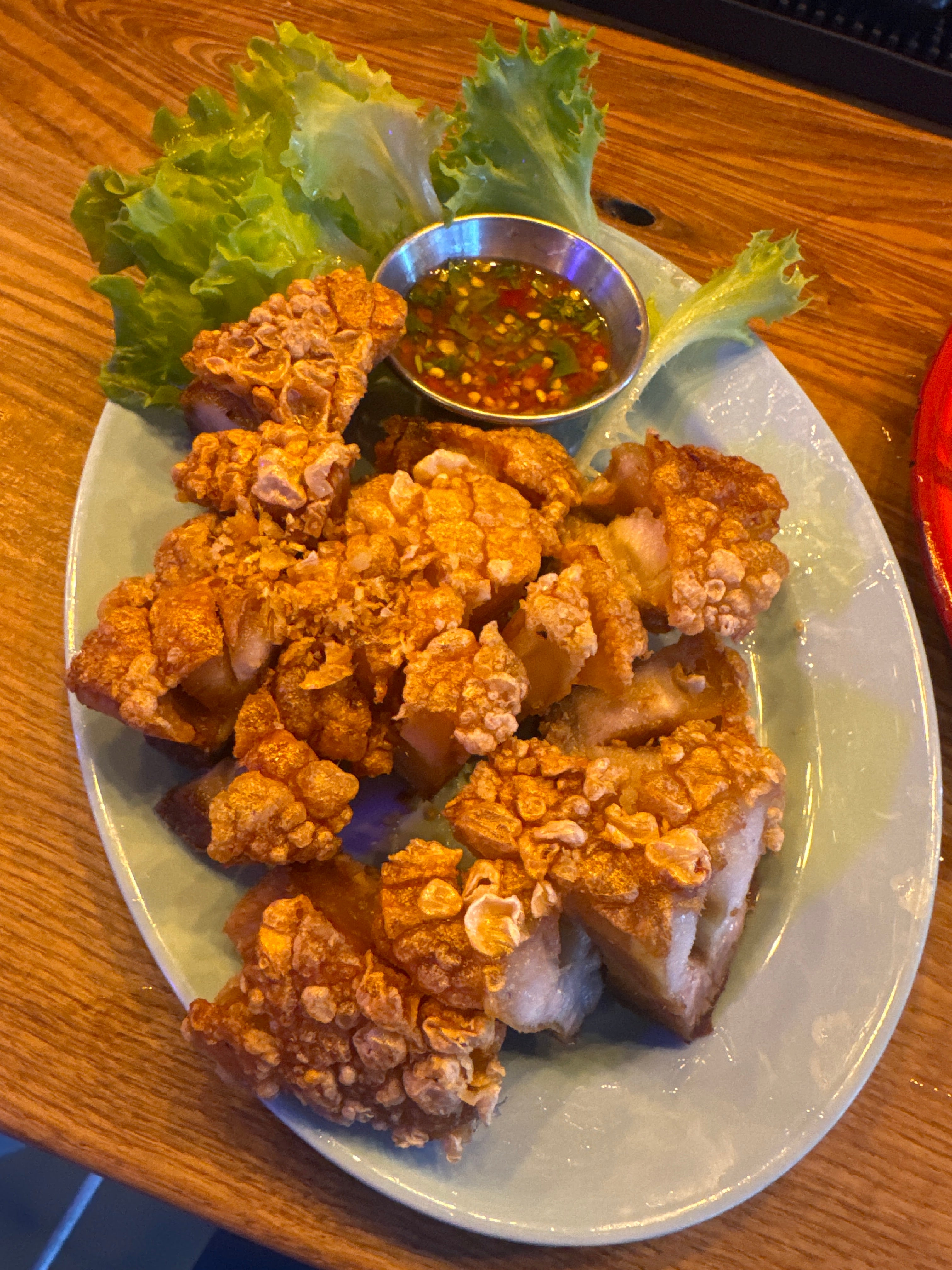 Crispy pork belly