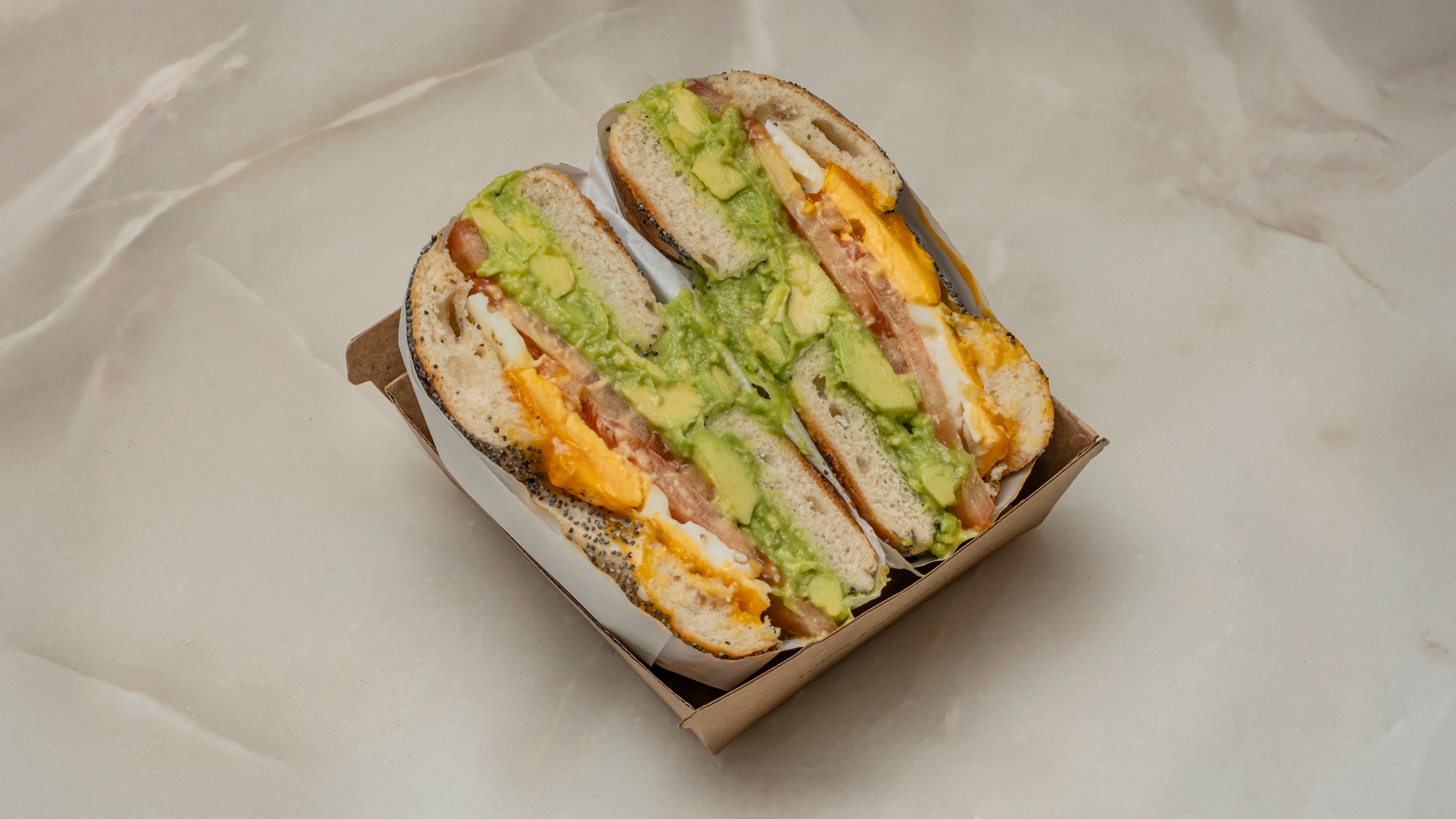 Avocado, Egg and Tomato