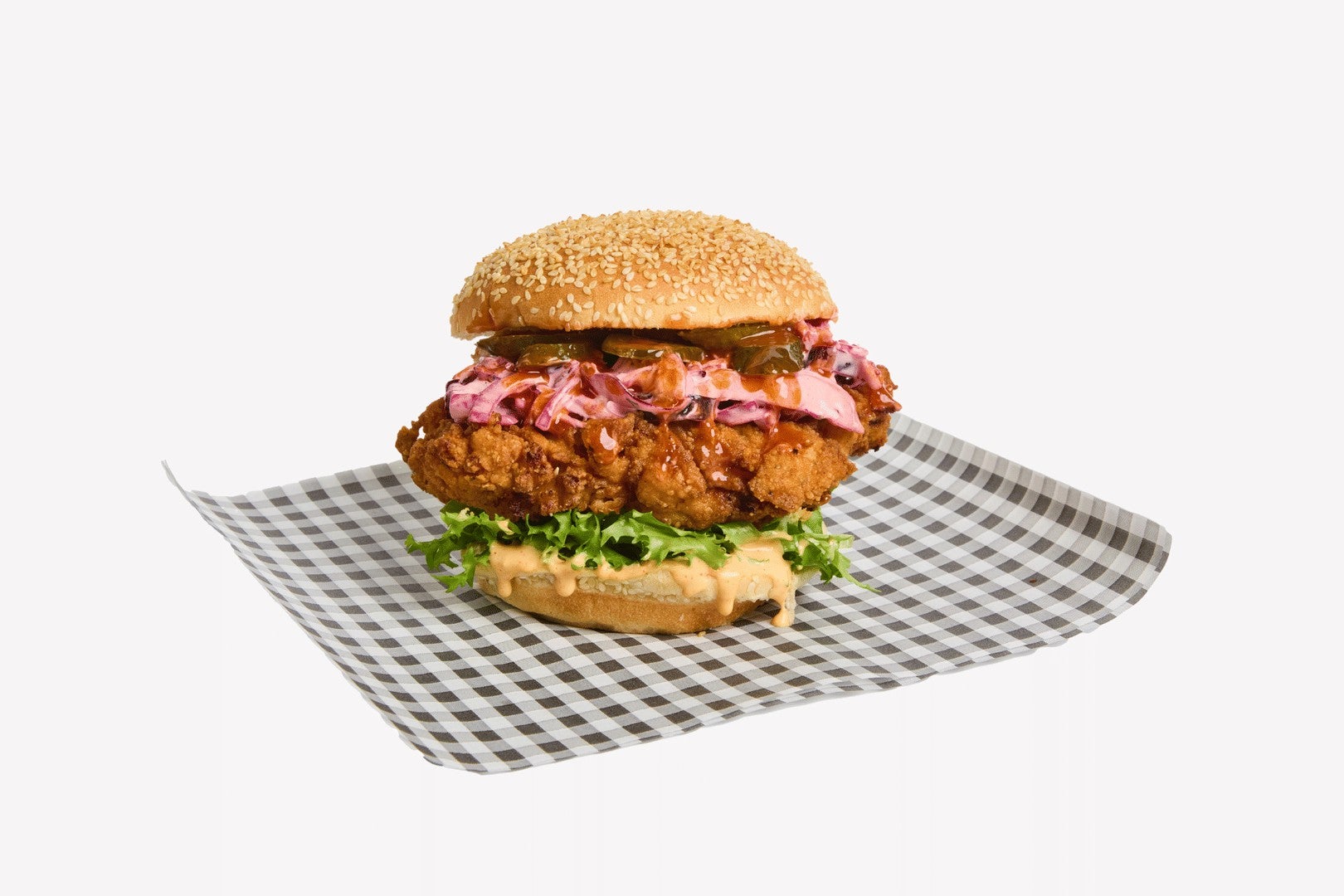 Buttermilk Buffalo Chicken Burger 