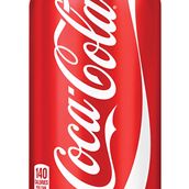 Coke in can