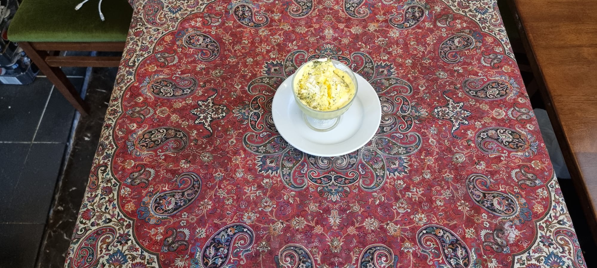 Persian Saffron and Pistachio Ice Cream