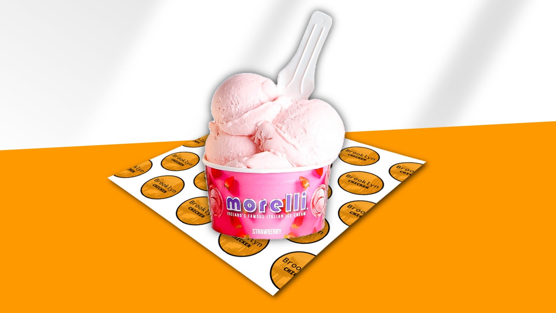 Morelli Strawberry Caramel Ice Cream 125ml