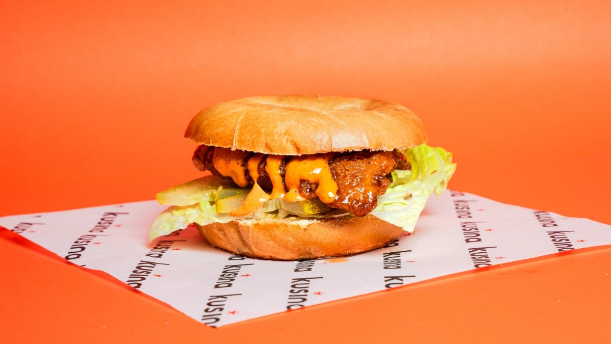 Honey Chicken Bagel