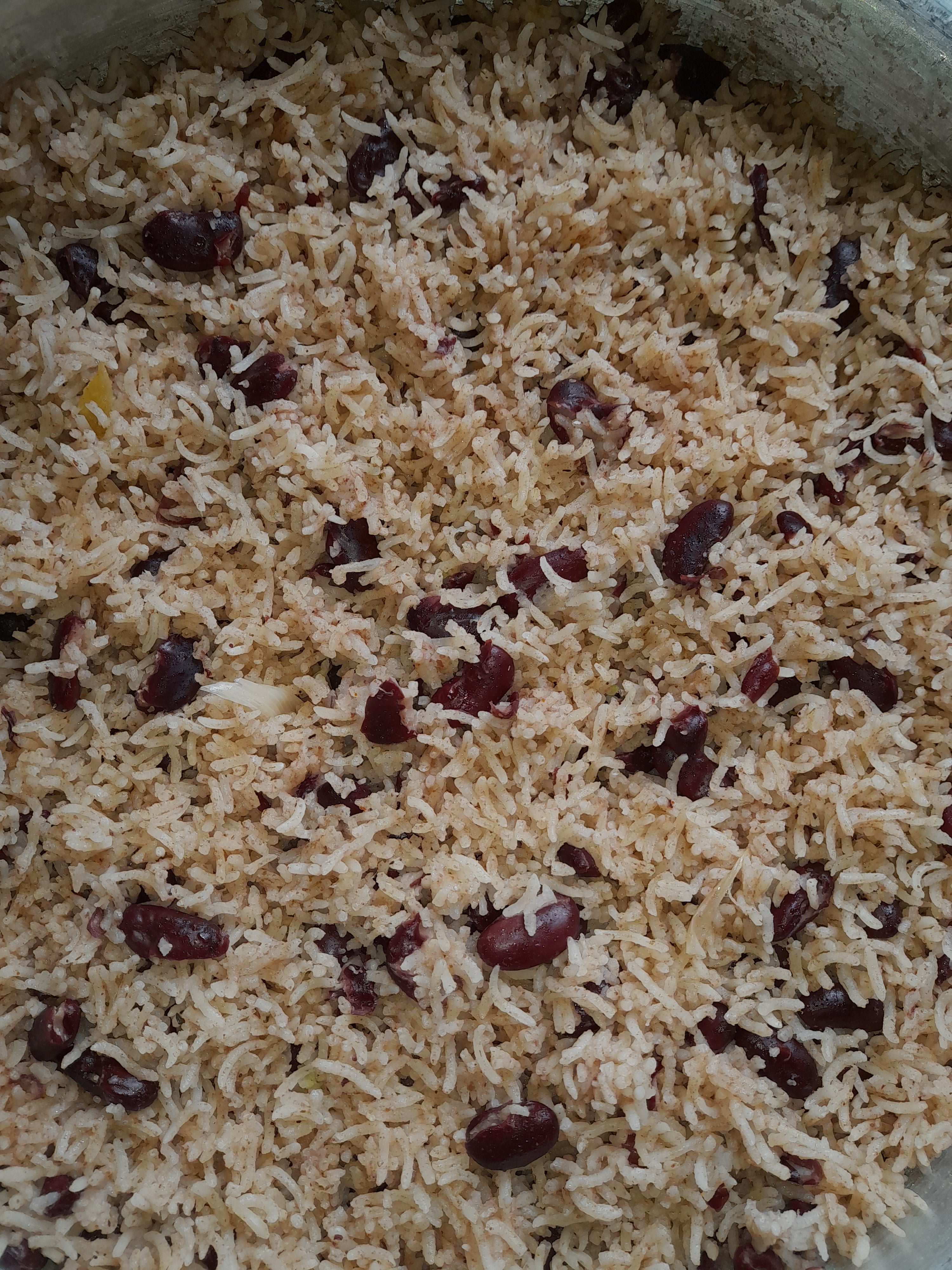 Rice and peas