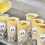 Caramel Creme brulee milk tea