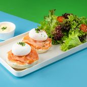 Salmon Egg Benedict G,D