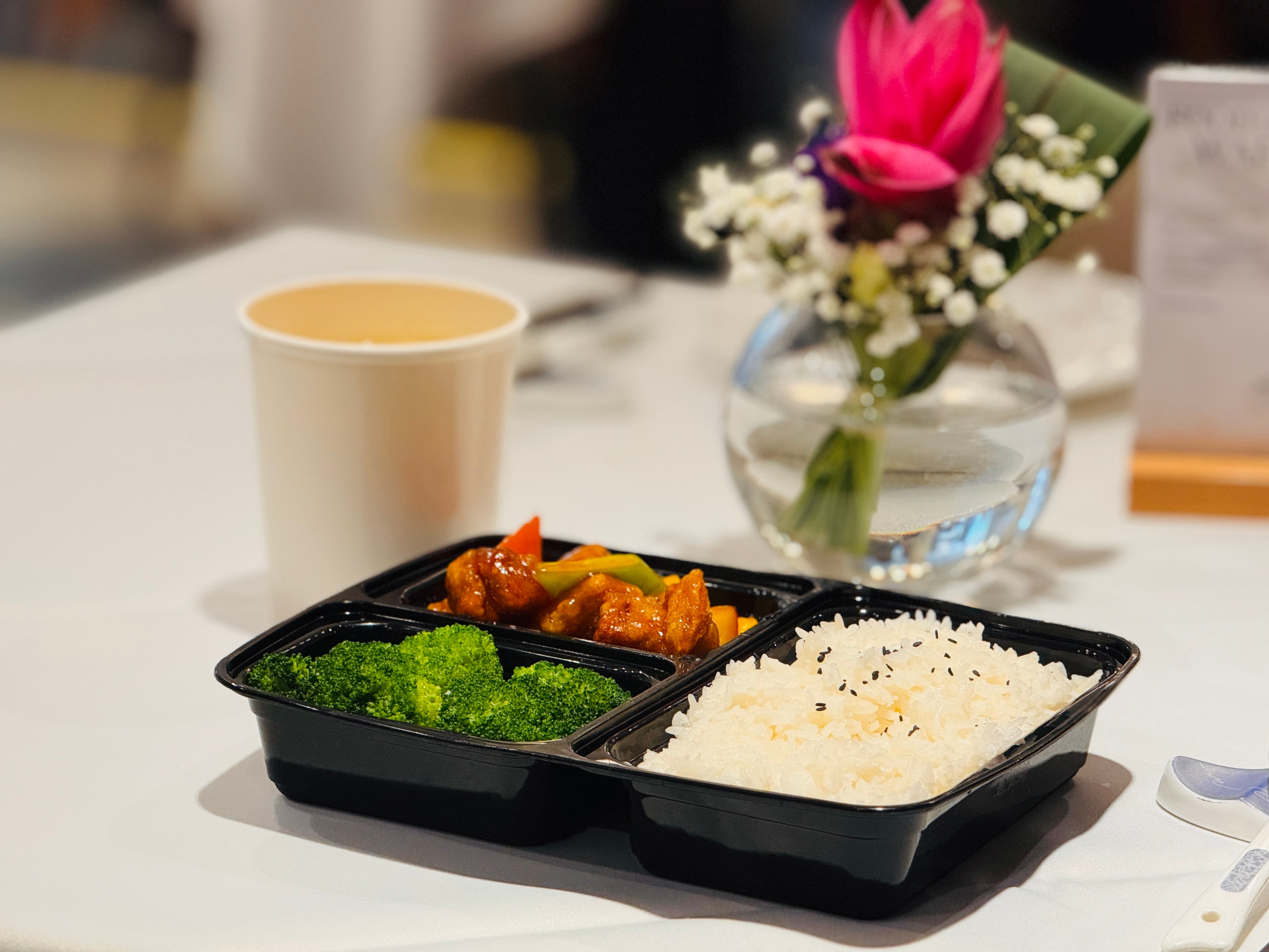 Beef with Black Pepper Sauce Bento 黑椒牛肉片便当