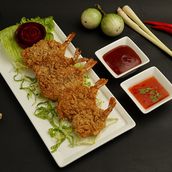 Prawns Tempura กุ้งทอดเทมปุระ
