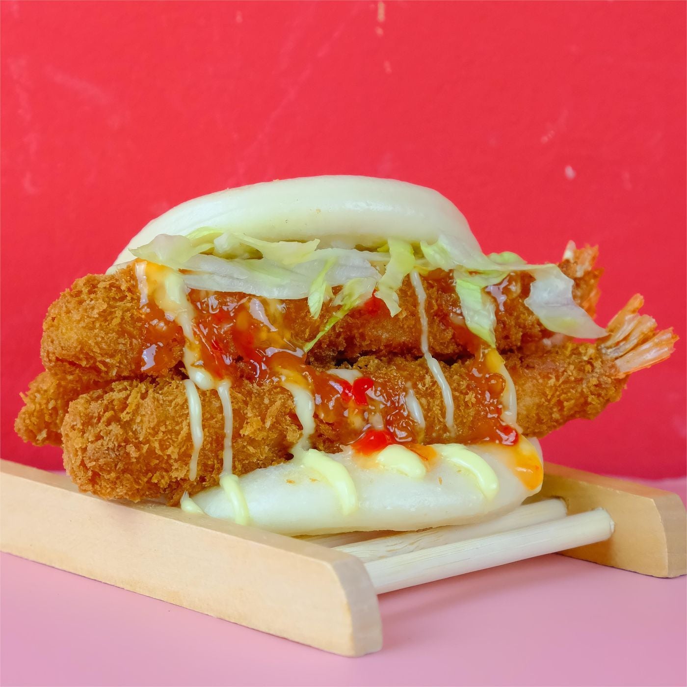 Crispy Prawns Bao