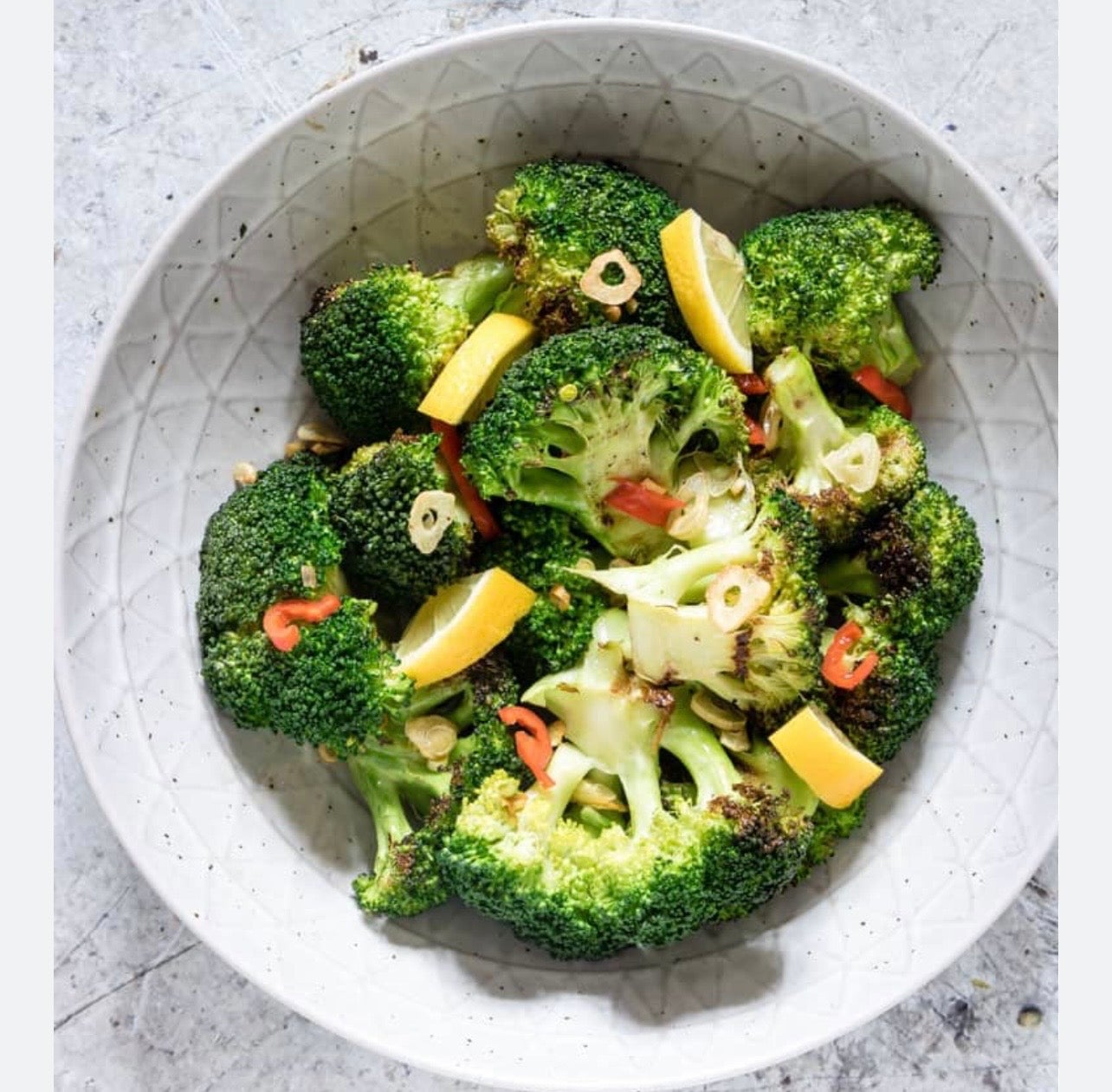Grilled Garlic Broccoli