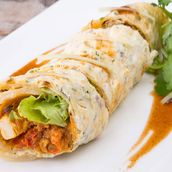 Mutton Seekh Kabab Roll