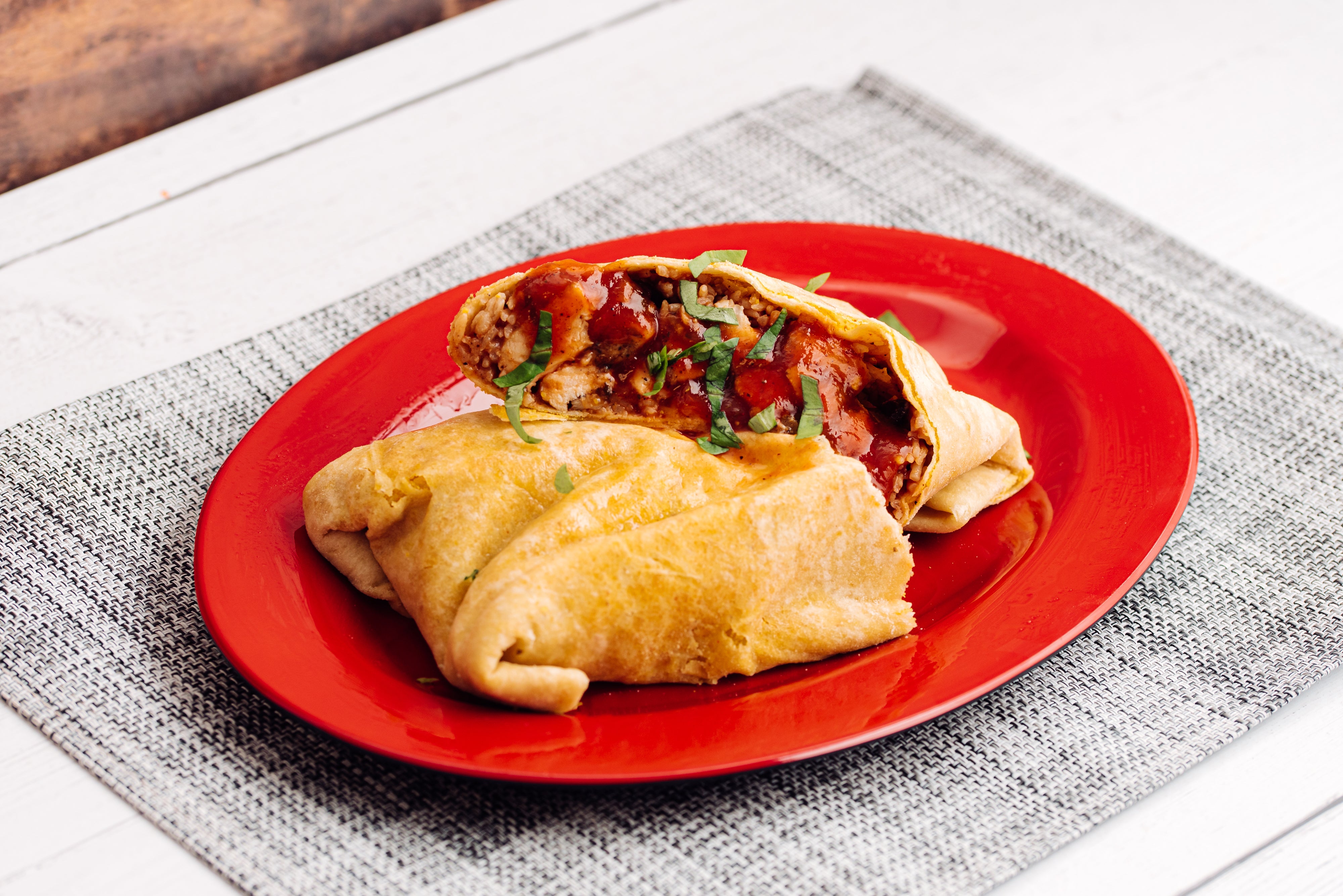 Jerk Chicken Roti