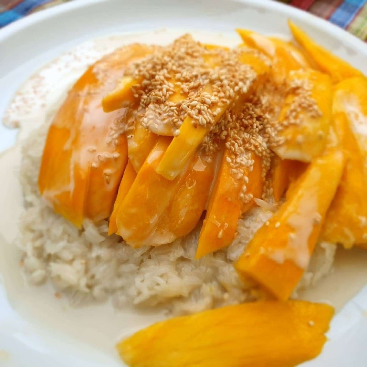 Sticky Rice Mango Pudding